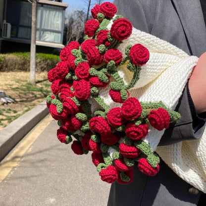 Cozy Crocheted Flower Bouquet Blanket