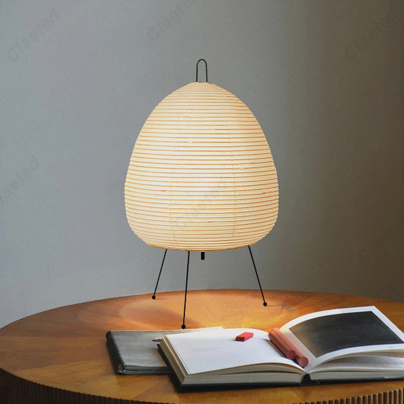 Ambient Light Japanese Paper Table Lamp