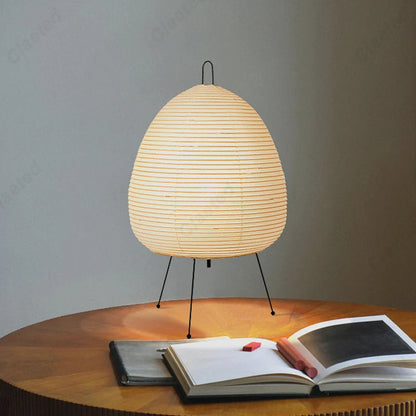 Ambient Light Japanese Paper Table Lamp