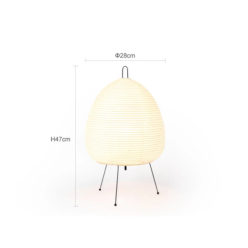 Ambient Light Japanese Paper Table Lamp