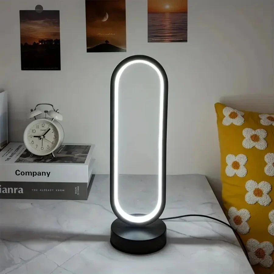Minimalist LED Ring Table Lamp