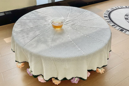 Cozy Crocheted Flower Bouquet Blanket