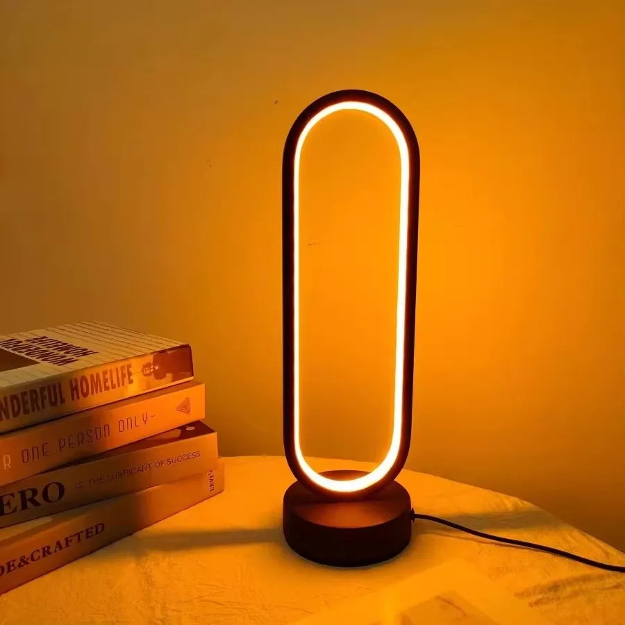 Minimalist LED Ring Table Lamp