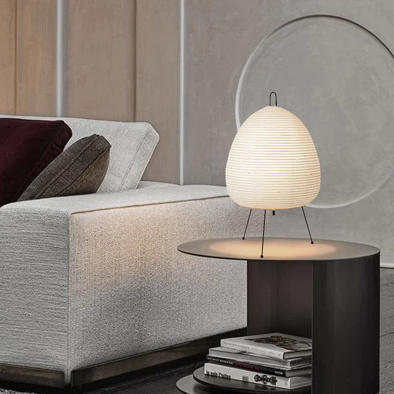 Ambient Light Japanese Paper Table Lamp