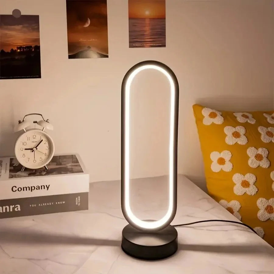 Minimalist LED Ring Table Lamp