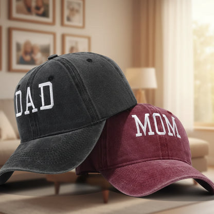 Stylish Mom & Dad Embroidered Baseball Cap