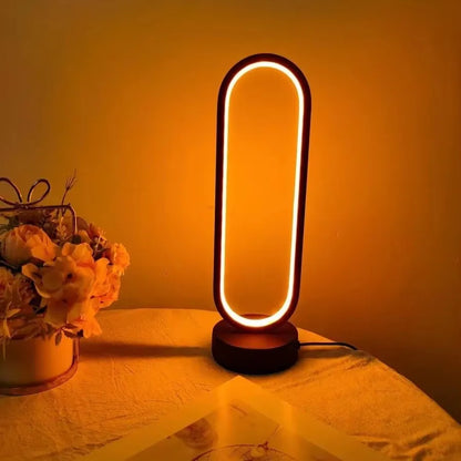 Minimalist LED Ring Table Lamp