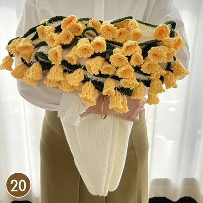 Cozy Crocheted Flower Bouquet Blanket